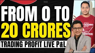 From 0 to 20 crores trading profit strategies | Live Profit & Loss account of Power of stocks |