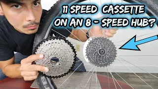 WILL IT FIT?  11-speed cassette on an BUDGET 8-speed HUB?
