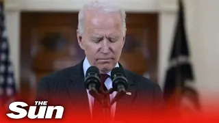 Live: President Biden marks one year of Covid-19 shutdown