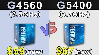 Pentium G4560 vs G5400 | Which is Better Value for MONEY...???