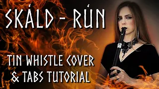 SKÁLD - Rún - INSTRUMENTAL COVER | TIN WHISTLE TABS TUTORIAL (SKALD RUN)