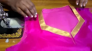 Vani Rani blouse cutting and stitching