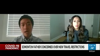 Edmonton father concerned over new COVID-19 travel restrictions