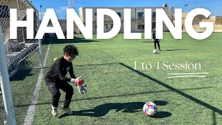 Handling Drill | Goalkeeper Training | 1 to 1 Session