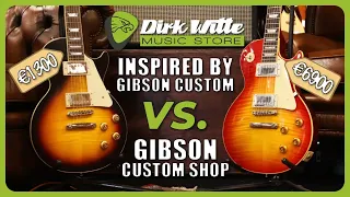 Inspired By Gibson Custom VS. REAL Gibson Custom Shop 1959 Les Paul Standard