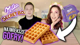 ZROBIŁEM WŁASNE GOFRY z MILKA SECRET BOXÓW