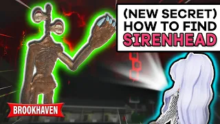 HOW TO FIND SIRENHEAD IN BROOKHAVEN RP  (ROBLOX BROOKHAVEN RP 🏡)