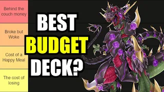 Yu-Gi-Oh! Best Budget Deck Tier List!