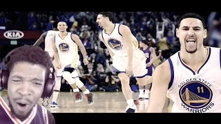 GET OVER HERE!!! KLAY THOMPSON 37 POINTS IN ONE QUARTER REACTION