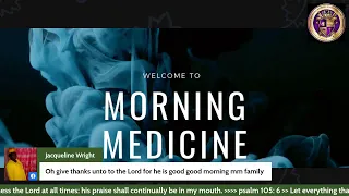 Welcome to Morning Medicine