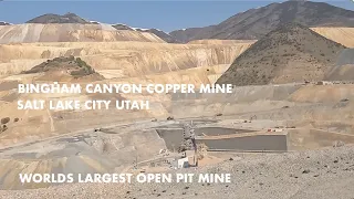 Bingham Copper Mine Rio Tinto Kennecott Salt Lake City Utah 2023