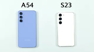 Samsung A54 vs Samsung S23 | SPEED TEST