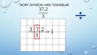 Använda multiplikation och division med decimaltal