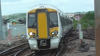 Southern & Thameslink Trains At Brighton - Sunday 21st June 2015