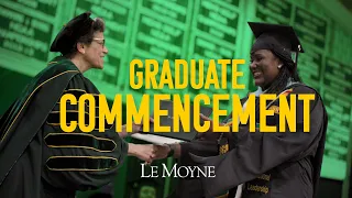 Le Moyne College's 2024 Graduate Commencement Ceremony