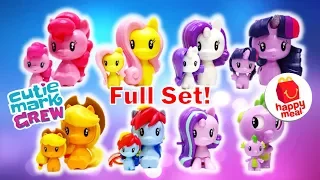 McDonalds MLP Cutie Mark Crew Full Set - My Little Pony 2018 Happy Meal Toys