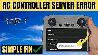 How to FIX DJI RC Controller Firmware Update Problems | Server error | v01.03.0100