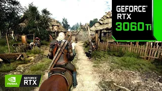 (RTX 3060 TI + I5 12400F) Witcher 3 FPS & GPU GAMEPLAY TEST