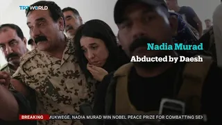 Yazidi human rights activist Nadia Murad wins joint 2018 Nobel Prize