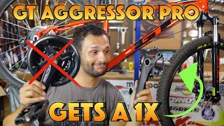 GT Aggressor Pro Gets IXF/Jiankun 1X CRANKSET!!!
