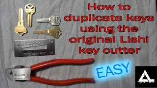 #348 How to duplicate a key with the Lishi key cutter