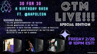 OTM Live - Napoleon 30 for 30 Giveaway Birthday Bash