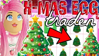 Ich TRADE nur CHRISTMAS EGGS 🎄😱 in Adopt Me Roblox [DEUTSCH]