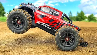 RC Trucks 1/18 Chevrolet Colorado 4X4 RTR Brushless Monster Truck EAZYRC