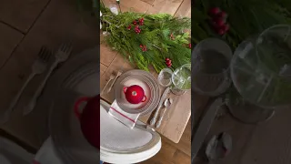 Setting a Holiday Table