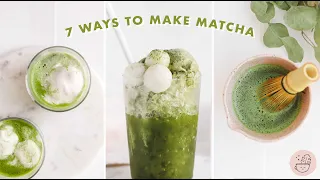 A Week of Matcha 🍵  7 Ways to Enjoy