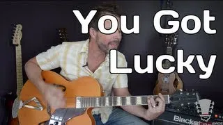 You Got Lucky by Tom Petty - How To Play - Guitar Lesson