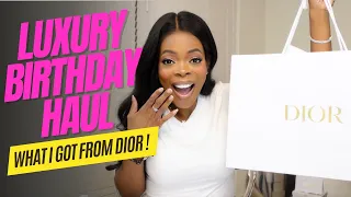 Unboxing My Luxury Birthday Gifts from Dior | Birthday Haul 2024