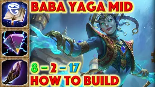SMITE HOW TO BUILD Baba Yaga - Baba Yaga Mid + How To + Guide (Season 7 Conquest) The Elder Djinn