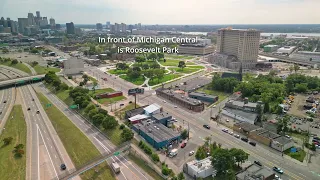 Michigan Central Station Construction Site Detroit Update and Tour of Corktown