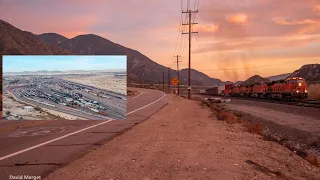 Heavy Rail Action Along BNSF’s Southern Transcon In Southern California! Feat Barstow, Cajon Pass!