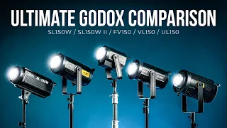 ULTIMATE Godox Light Showdown | COMPLETE Feature Comparison (SL150W, SL150W II, FV150, VL150, UL150)