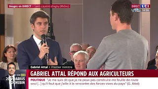 La réponse de Gabriel Attal aux agriculteurs