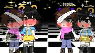 Turning into the person you like/love  {meme} Chris afton x Cassidy/fnaf /gacha club/read the desc
