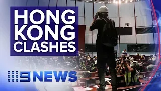 Hundreds of protestors storm Hong Kong parliament building | Nine News Australia