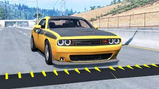 Massive Spike Strip Pileup Car Crashes #81 – BeamNG Drive | CrashBoomPunk