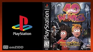 40 Winks (1999) PS1 - Gameplay HD