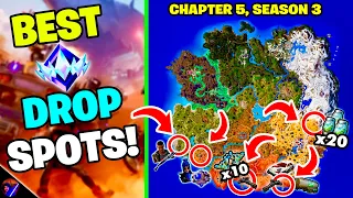 The BEST NEW Drop Spots for RANKED! (Chapter 5, Season 3)