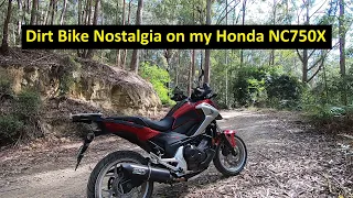 Dirt Bike Nostalgia on my Honda NC750X