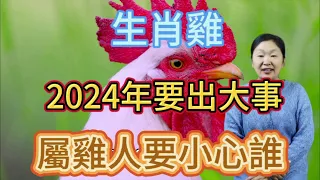 【生肖雞】2024年要出大事！生肖屬雞人需要小心誰呢？生肖屬雞人在2024年處事需謹慎，否則會影響自己的財運及運程！#生肖 #運勢 #命理 #佛教