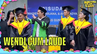 Lulus Cum Laude, Wendi Malu Bapaknya Hadiri Wisuda | BTS (17/09/22) Part 1