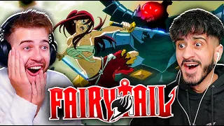 ERZA VS 100!! Fairy Tail Episode 167 REACTION | Group Reaction