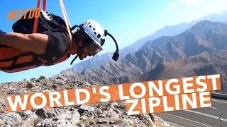 This is the World's Longest Zipline in Ras Al Khaimah