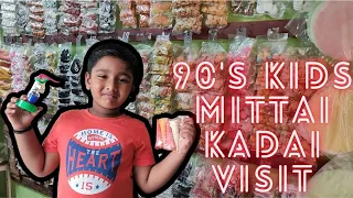 Kutty Sudhikshan's Visit to 90's Kids Mittai Shop!