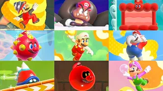 Super Mario Bros Wonder - All Power-Ups and Wonder Transformations