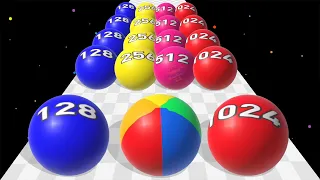 Color Balls 3D 2048 - Android Gameplay Walkthrough